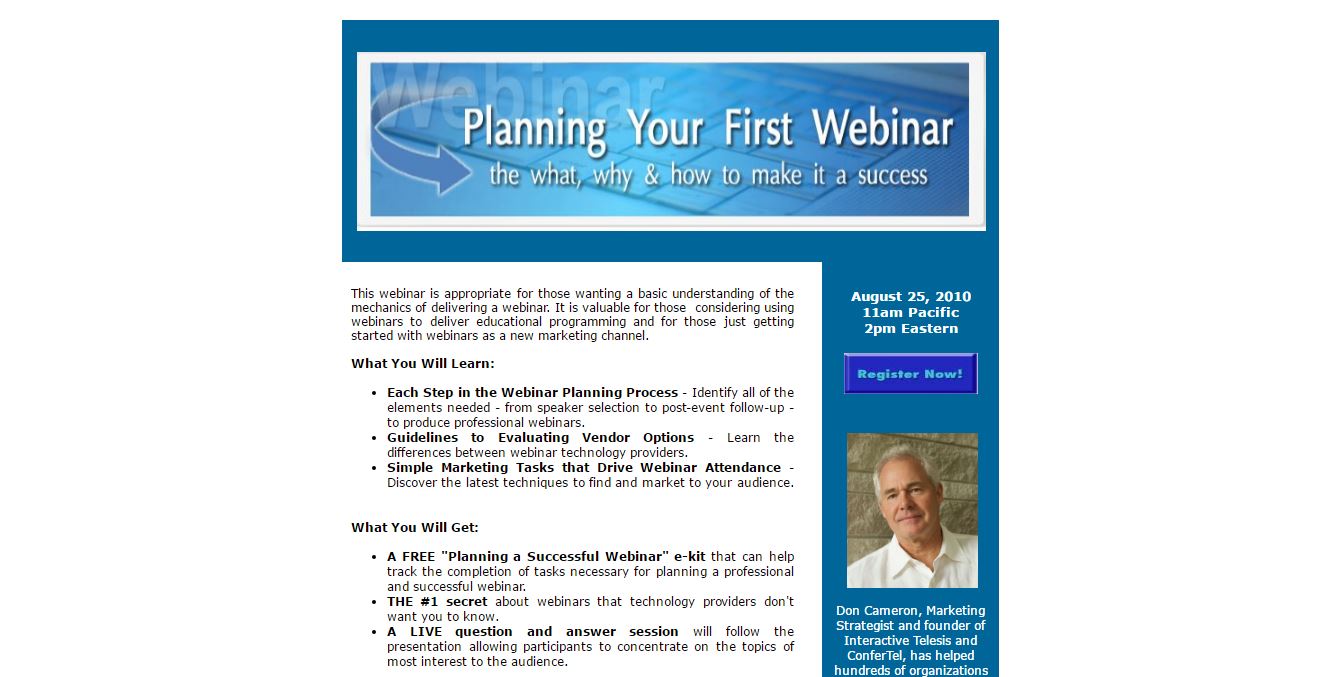 what is a webinar